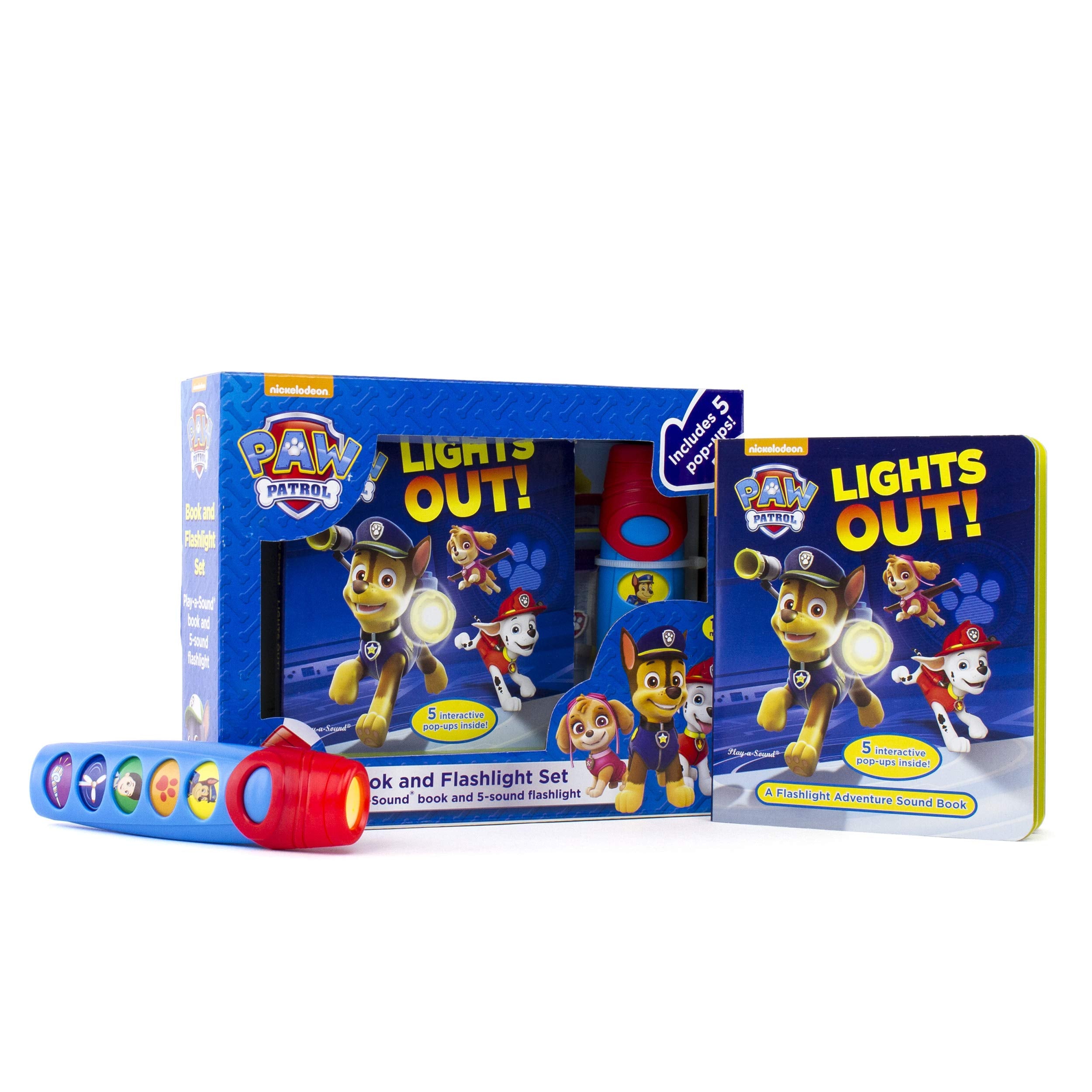 PAW Patrol Flashlight & Sound Book Adventure Boxset