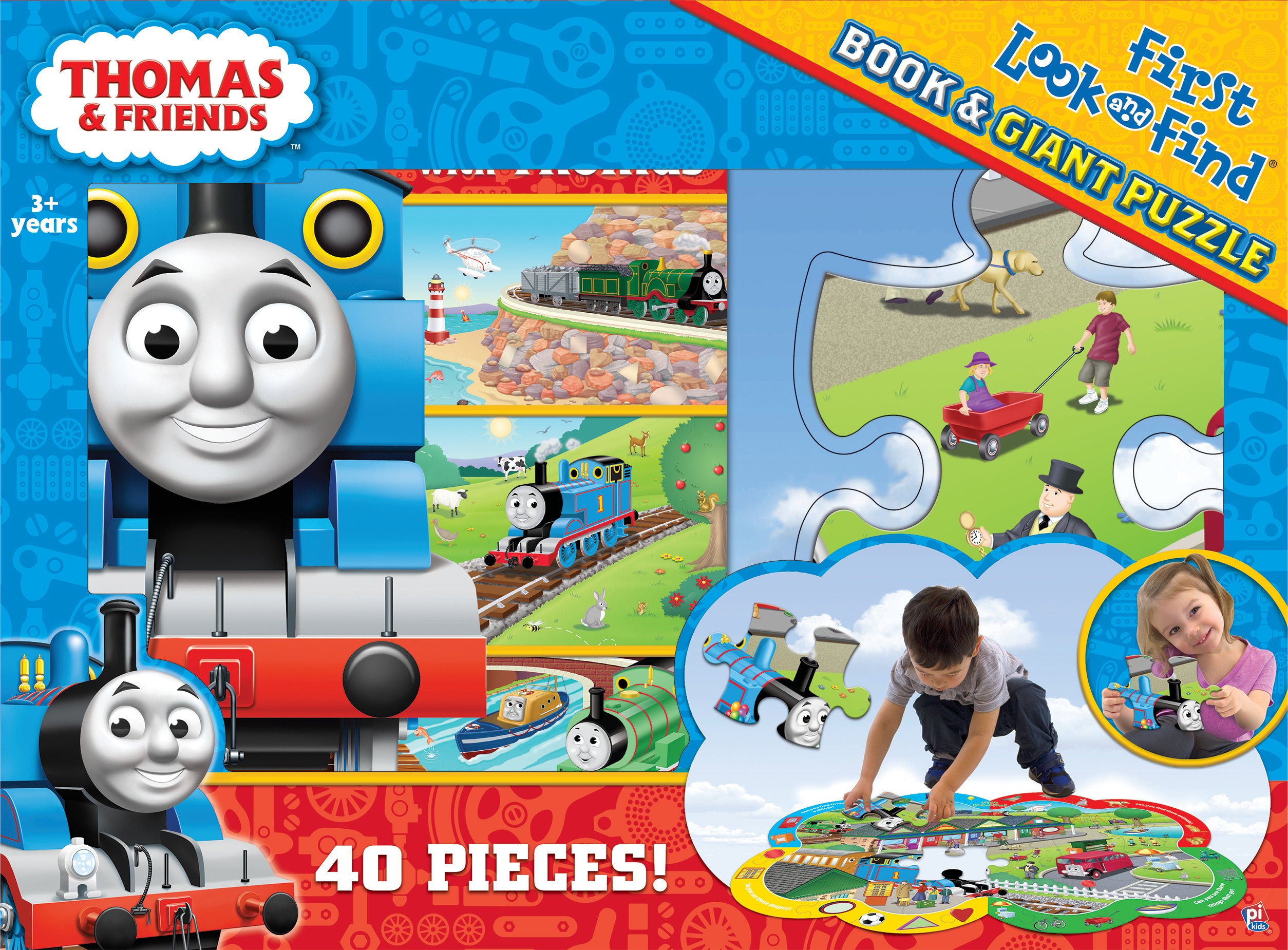 Thomas & Friends First Look and Find Book and Giant Puzzle