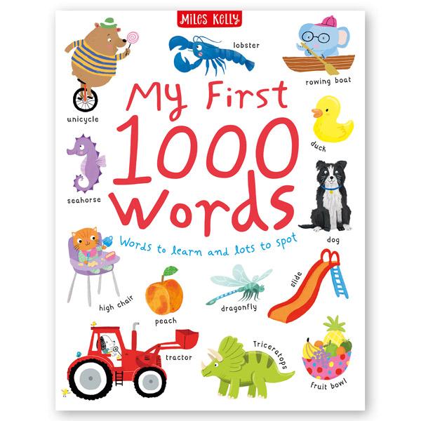 Early Learning Miles Kelly My first 1000 Words Hardback Book