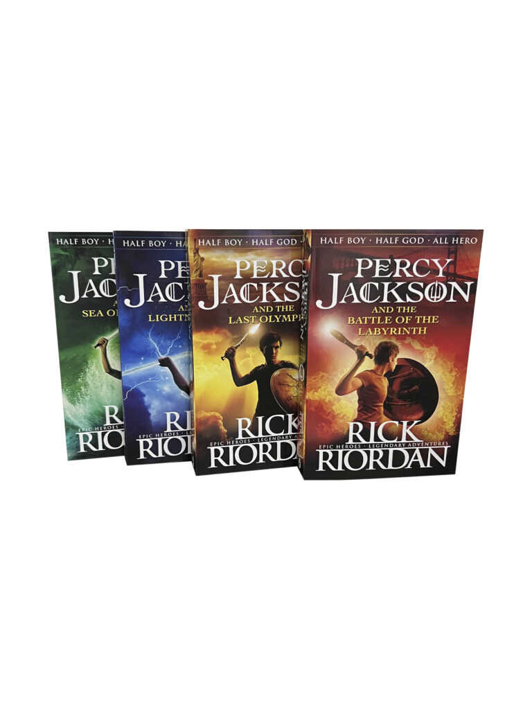 Percy Jackson 4 Book Collection Set By Rick Riordan - Tall Tales Books
